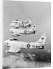 Flight of F-86 Sabrejets Guard the Philippines by Anonymous