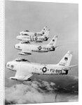 Flight of F-86 Sabrejets Guard the Philippines by Anonymous