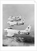 Flight of F-86 Sabrejets Guard the Philippines by Anonymous