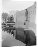 Douglas MacArthur Looking at Statue Portrait by Anonymous