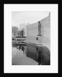 Douglas MacArthur Looking at Statue Portrait by Anonymous