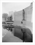 Douglas MacArthur Looking at Statue Portrait by Anonymous