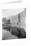 Douglas MacArthur Looking at Statue Portrait by Anonymous
