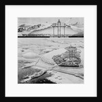 Illustration of a Climatized Arctic Airbase from Mechanix Illustrated Magazine by Anonymous