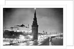 Nighttime at Kremlin Area by Anonymous