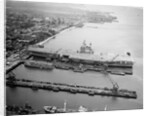 U.S.S. Forrestal Waiting in Port by Anonymous