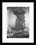 Burning Oil Refinery by Anonymous