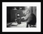 Elephant Watching Television by Anonymous