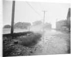 Flood Waters Rushing Houses by Anonymous