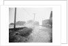 Flood Waters Rushing Houses by Anonymous