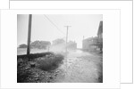 Flood Waters Rushing Houses by Anonymous