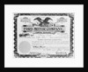 View of Stock Certificate Owned by Henry Ford by Anonymous