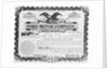 View of Stock Certificate Owned by Henry Ford by Anonymous