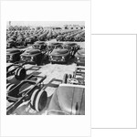 Parking Lot Toyota Cars by Anonymous