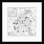 Map of Research Stations in Antarctica by Anonymous