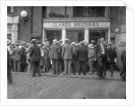 Depositors Waiting for Bank to Open by Anonymous