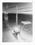 Drawing of a Rocket Vehicle by Anonymous