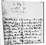 Handwritten Note Supposedly by Communist by Anonymous