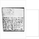 Handwritten Note Supposedly by Communist by Anonymous