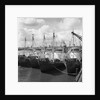 View of Ships Near Pier by Anonymous