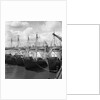 View of Ships Near Pier by Anonymous