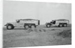 View of Caravan of Armored Troop Transports by Anonymous