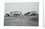 View of Caravan of Armored Troop Transports by Anonymous