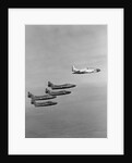 The Lockheed T2V-1 SeaStar Teaming up with the Blue Angels Stunt Team by Anonymous