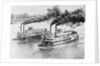 Aerial View of Steamboats Racing by Anonymous
