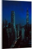 Skyscrapers of New York City at Night by Anonymous