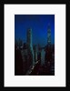 Skyscrapers of New York City at Night by Anonymous