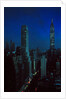 Skyscrapers of New York City at Night by Anonymous