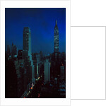 Skyscrapers of New York City at Night by Anonymous