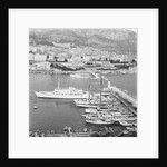 View of Yachts Alongside Shore by Anonymous