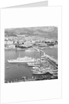View of Yachts Alongside Shore by Anonymous