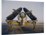 Navy Curtiss-Wright SB2C Helldiver with Wings Folded Up by Anonymous
