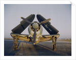 Navy Curtiss-Wright SB2C Helldiver with Wings Folded Up by Anonymous