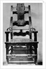 View of Empty Electric Chair by Anonymous