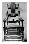 View of Empty Electric Chair by Anonymous