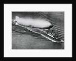 Graf Zeppelin Flying Above the S.S. New York by Anonymous