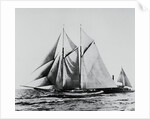 America Racing Yacht on the Sea by Anonymous