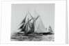 America Racing Yacht on the Sea by Anonymous