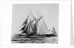America Racing Yacht on the Sea by Anonymous