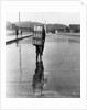 Milkman Riding on Slippery Road by Anonymous
