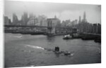 Nuclear Submarine Passing New York View by Anonymous
