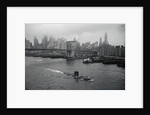 Nuclear Submarine Passing New York View by Anonymous