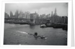 Nuclear Submarine Passing New York View by Anonymous