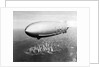 USS Macon in Flight Over Lower New York City by Anonymous