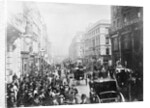 View of Crowded Fleet Street by Anonymous