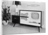 Early Model Radio Television in Home by Anonymous